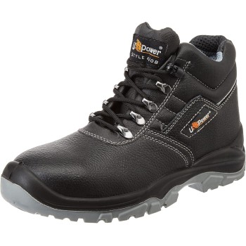 Scarpa Antinfortunistica Pelle Stampata Idrorepellente Reptile RS S3 SRC U-Power - 44 EU Nero