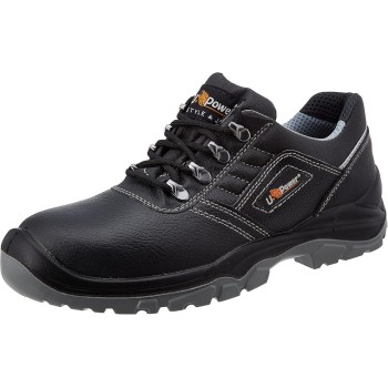 Scarpa Antinfortunistica Pelle Stampata Idrorepellente Tongue S3 SRC U-Power - 36 EU Nero