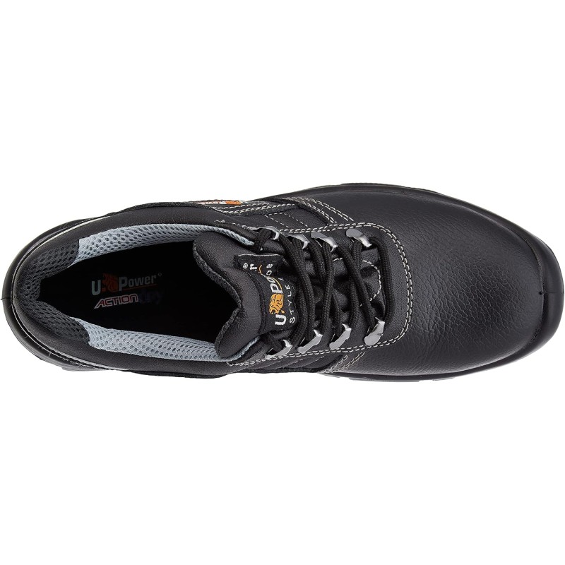 Scarpa Antinfortunistica Pelle Stampata Idrorepellente Tongue S3 SRC U-Power - 42 EU Nero Scarpa Antinfortunistica Pelle Stampata Idrorepellente Tongue S3 SRC U-Power - 42 EU Nero