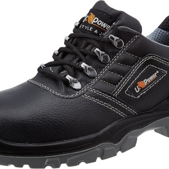 Scarpa Antinfortunistica Pelle Stampata Idrorepellente Tongue S3 SRC U-Power - 42 EU Nero