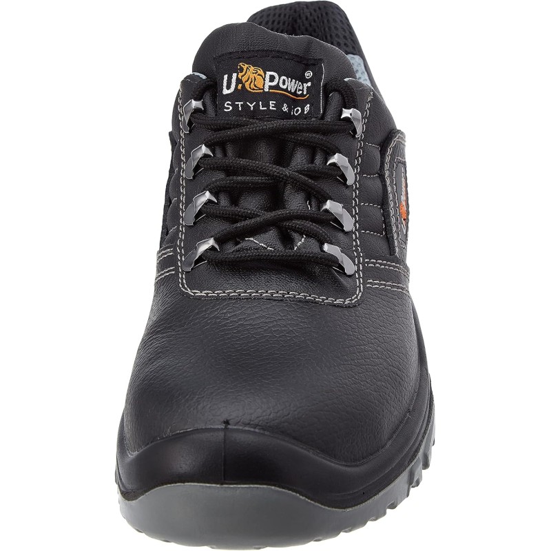 Scarpa Antinfortunistica Pelle Stampata Idrorepellente Tongue S3 SRC U-Power - 43 EU Nero