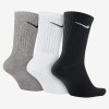 NIKE 3ppk Value Cotton Crew-smlx Calze Uomo (Pacco da 1) - L Carbon Heather/White/Black NIKE 3ppk Value Cotton Crew-smlx Calze Uomo (Pacco da 1) - L Carbon Heather/White/Black
