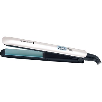 Remington Piastra per Capelli Shine Therapy - Rivestimento Ceramico con ingredienti microattivi per maggiore brillantezza - olio di Argan marocchino e vitamina E, Display LCD, 150-230°C, S8500 Remington Piastra per Capelli Shine Therapy - Rivestimento Ceramico con ingredienti microattivi per maggiore brillantezza - olio di Argan marocchino e vitamina E, Display LCD, 150-230°C, S8500