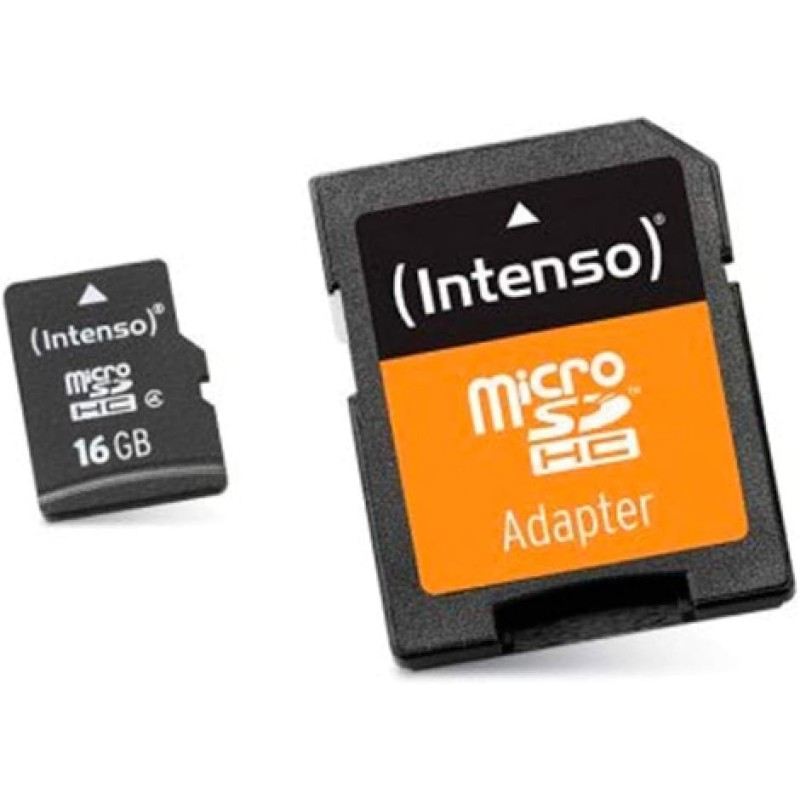 Intenso scheda di memoria microsdhc da 16 gb, class 10 (con adattatore sd) - ottimo per cellulari, smartphone, tablet android, tablet PC e molto altro. - 16 GB Intenso scheda di memoria microsdhc da 16 gb, class 10 (con adattatore sd) - ottimo per cellulari, smartphone, tablet android, tablet PC e molto altro. - 16 GB