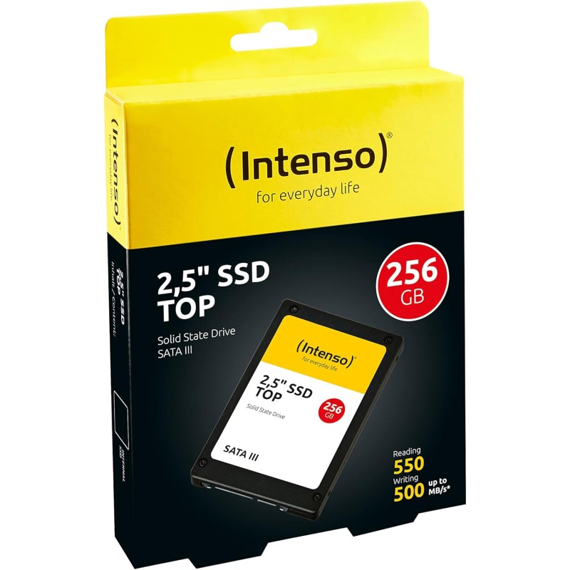 Intenso 2.5 Inch SSD SATA III Top Performance 256 GB - 256 GB