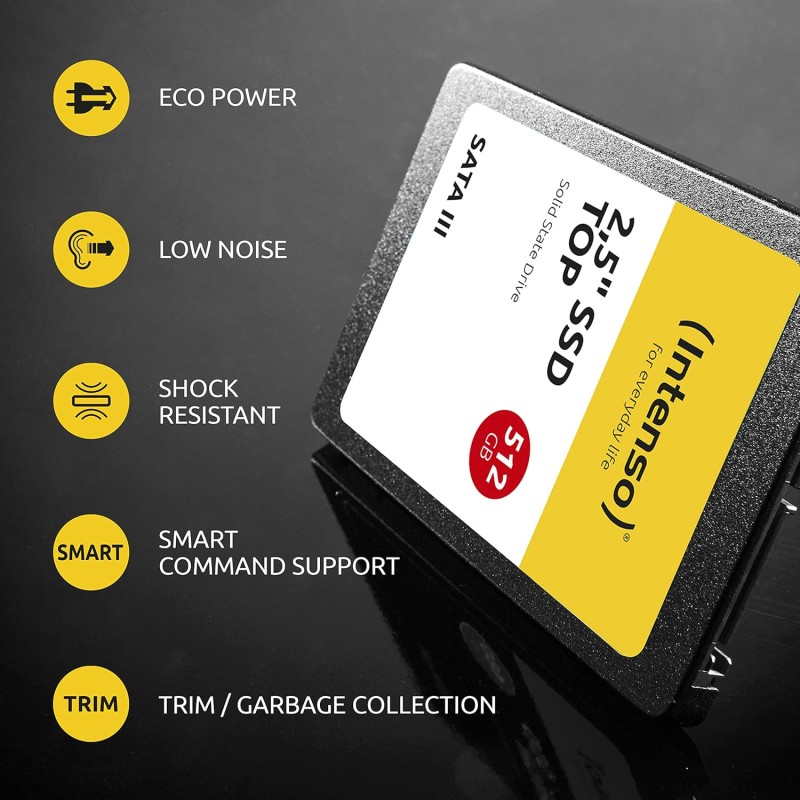 Intenso 2.5 Inch SSD SATA III Top Performance 256 GB - 256 GB