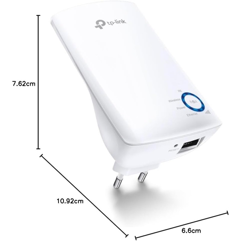 TP-Link TL-WA850RE Ripetitore Wireless Wifi Extender e Access Point, Velocità Single Band 300Mbps, Porta LAN, Potenzia la tua copertura Wi-Fi, Compatibile con tutti i modem router wifi, Bianco TP-Link TL-WA850RE Ripetitore Wireless Wifi Extender e Access Point, Velocità Single Band 300Mbps, Porta LAN, Potenzia la tua copertura Wi-Fi, Compatibile con tutti i modem router wifi, Bianco