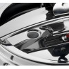 Barazzoni Pentola a Pressione Modello Basic, ø22cm, capacità 5lt, Induzione, Made in Italy, Acciaio Inox 18/10, Argento, 22 cm