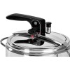 Barazzoni Pentola a Pressione Modello Basic, ø22cm, capacità 5lt, Induzione, Made in Italy, Acciaio Inox 18/10, Argento, 22 cm