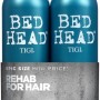Bed Head by TIGI | Shampoo e balsamo Recovery | Trattamento ristrutturante e idratante professionale per capelli | Ideale per capelli secchi e danneggiati | 2x750 ml - 1.5 l (Confezione da 1)