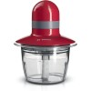 Bosch Tritatutto MMR08R2, 400W, Lame Acciaio Inox, Ciotola 800 ml Lavabile in Lavastoviglie, Contenitore Adatto al Microonde, Semplice da Usare, Rosso