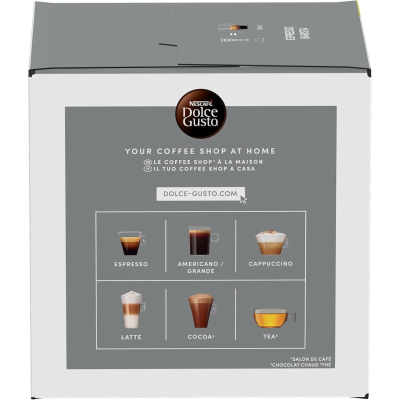 NESCAFÉ DOLCE GUSTO Espresso Barista Caffè, 6 Confezioni da 16 Capsule (96 Capsule Compatibili Nescafé Dolce Gusto) NESCAFÉ DOLCE GUSTO Espresso Barista Caffè, 6 Confezioni da 16 Capsule (96 Capsule Compatibili Nescafé Dolce Gusto)