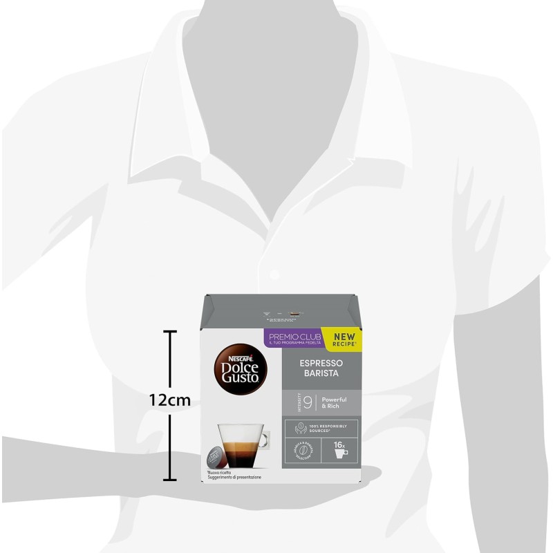 NESCAFÉ DOLCE GUSTO Espresso Barista Caffè, 6 Confezioni da 16 Capsule (96 Capsule Compatibili Nescafé Dolce Gusto) NESCAFÉ DOLCE GUSTO Espresso Barista Caffè, 6 Confezioni da 16 Capsule (96 Capsule Compatibili Nescafé Dolce Gusto)