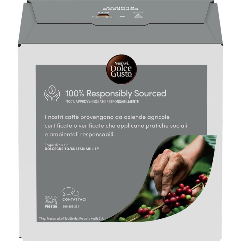 NESCAFÉ DOLCE GUSTO Espresso Barista Caffè, 6 Confezioni da 16 Capsule (96 Capsule Compatibili Nescafé Dolce Gusto) NESCAFÉ DOLCE GUSTO Espresso Barista Caffè, 6 Confezioni da 16 Capsule (96 Capsule Compatibili Nescafé Dolce Gusto)