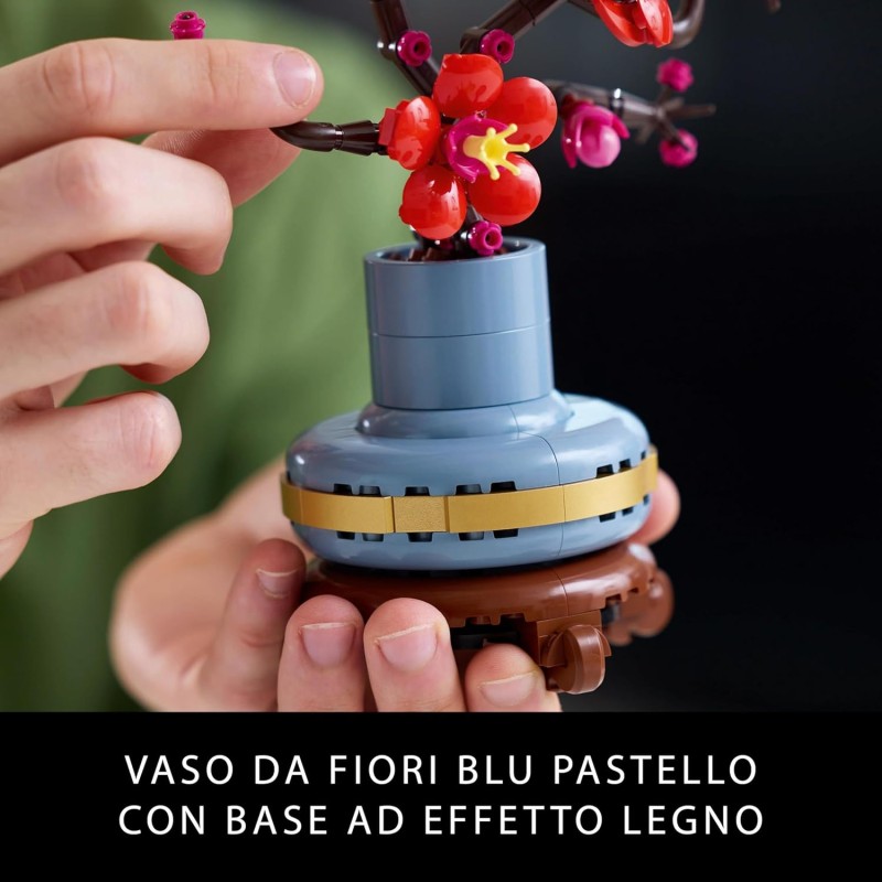 LEGO Botanicals Japanese Apricot - Artificial Fake Flower to Build for Adults - Botanical Collection Home Floral Decor Gift Idea for Women or Men - 10369
