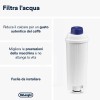 De'Longhi DLSC002 Filtro Addolcitore per Acqua Macchina Caffè Automatiche, Ricambio Filtro Macchina Caffè della Serie Ecam, Utile e facile da installare nel serbatoio dell'acqua, MADE IN ITALY