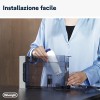 De'Longhi DLSC002 Filtro Addolcitore per Acqua Macchina Caffè Automatiche, Ricambio Filtro Macchina Caffè della Serie Ecam, Utile e facile da installare nel serbatoio dell'acqua, MADE IN ITALY