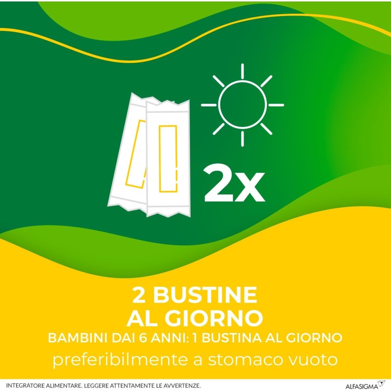 Enterolactis Duo, Integratore Alimentare di Fermenti Lattici Vivi L,Casei DG, 8 Miliardi di Cellule Vive, Con Fruttosio, Senza Glutine e Lattosio, 20 Bustine - 20 unità (Confezione da 1)