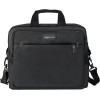 Amazon Basics Borsa compatta a tracolla per laptop con tasche portaoggetti per accessori, custodia da trasporto, 14 pollici - 35,6 cm, 1 unità, confezione da 1, Nero - 35.6 cm