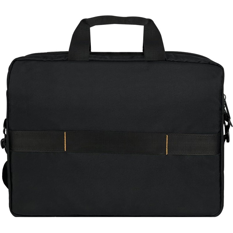 Amazon Basics Borsa compatta per computer portatile con tasche per accessori (15,6 pollici, 40 cm), nero, confezione da 1 - 40 cm