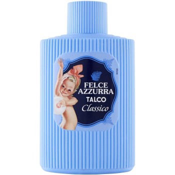 Felce Azzurra - Talco in Polvere Profumato Classico in Barattolo Assorbente, Rinfrescante, Lenitivo per Adulti, Bambini e Bagnetto Neonato con Formula 100% Naturale per Pelle Morbida e Asciutta, 200gr - 200 g (Confezione da 1)