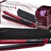 Remington Piastra per Capelli Silk - Rivestimento Ceramico a Doppio strato con Proteine ​​della Seta per capelli Lisci e Lucenti - Display LCD, 150-235°C, max 30 secondi 240°C, Piastra Capelli S9600