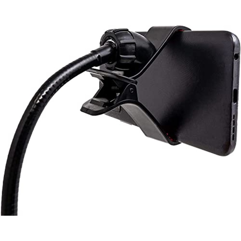 System-S Supporto Universale Flessibile da Tavolo e da Letto a Collo di Cigno per Smartphone Cellulare