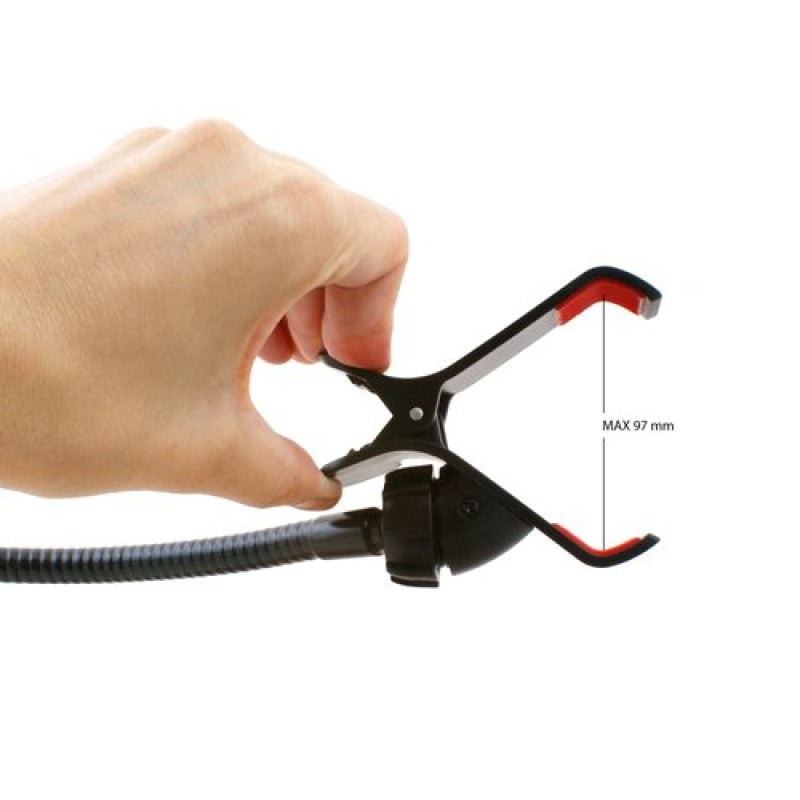 System-S Supporto Universale Flessibile da Tavolo e da Letto a Collo di Cigno per Smartphone Cellulare