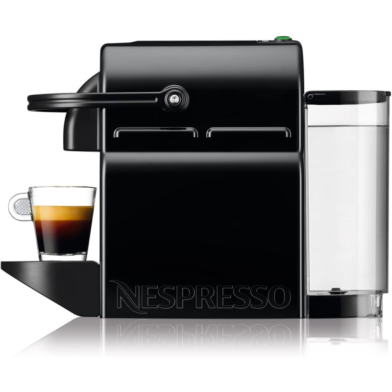 Nespresso Inissia EN80.B, Macchina da caffè di De'Longhi, Sistema Capsule Nespresso, Serbatoio acqua 0.7L, Nero