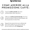 Nespresso Inissia EN80.B, Macchina da caffè di De'Longhi, Sistema Capsule Nespresso, Serbatoio acqua 0.7L, Nero