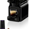 Nespresso Inissia EN80.B, Macchina da caffè di De'Longhi, Sistema Capsule Nespresso, Serbatoio acqua 0.7L, Nero