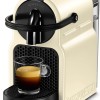 Nespresso Inissia EN80.CW, Macchina da caffè di De'Longhi, Sistema Capsule Nespresso, Serbatoio acqua 0.7L, Cream White - Bianco Base