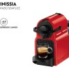 Krups Nespresso Inissia XN1005, Macchina da caffè, Sistema Capsule Nespresso, Serbatoio acqua 0.7L, Ruby Red - Rosso (Ruby Red)