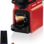 Krups Nespresso Inissia XN1005, Macchina da caffè, Sistema Capsule Nespresso, Serbatoio acqua 0.7L, Ruby Red - Rosso (Ruby Red)