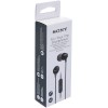 Sony MDR-EX15AP - Cuffie in-ear con microfono, Auricolari in silicone, Nero - Nero