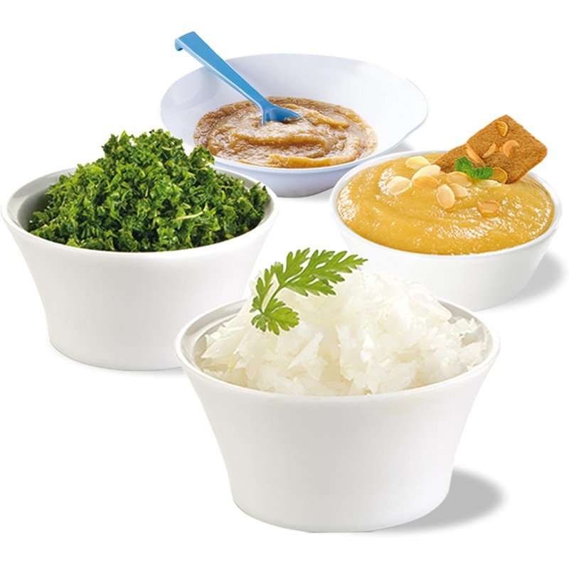 Moulinex DJ3001 Moulinette Compact, 270 W, 43 Decibel, plastica, Bianco - 270w