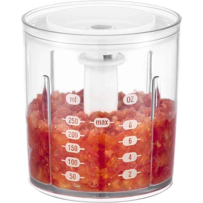 Moulinex DJ3001 Moulinette Compact, 270 W, 43 Decibel, plastica, Bianco - 270w