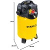 STANLEY D200/10/24V Compressore d'aria, 24L, 10 bar - D200/10/24V