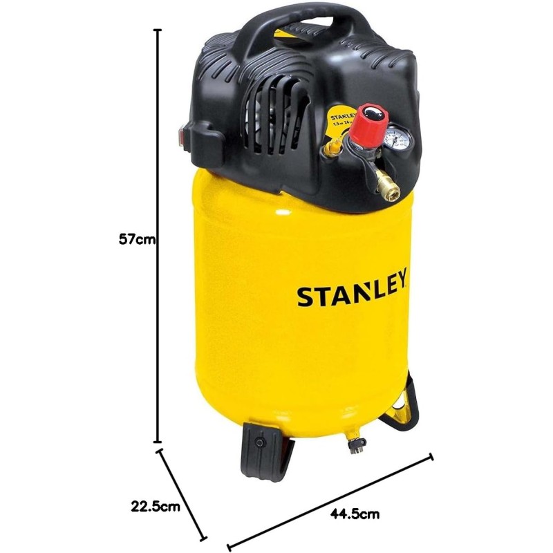 STANLEY D200/10/24V Compressore d'aria, 24L, 10 bar - D200/10/24V