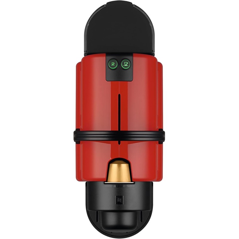 Krups Nespresso Inissia red, Macchina da caffè, Macchina per caffè espresso con capsule, Automatico compatto, Pressione 19 bar YY1531FD - Rosso