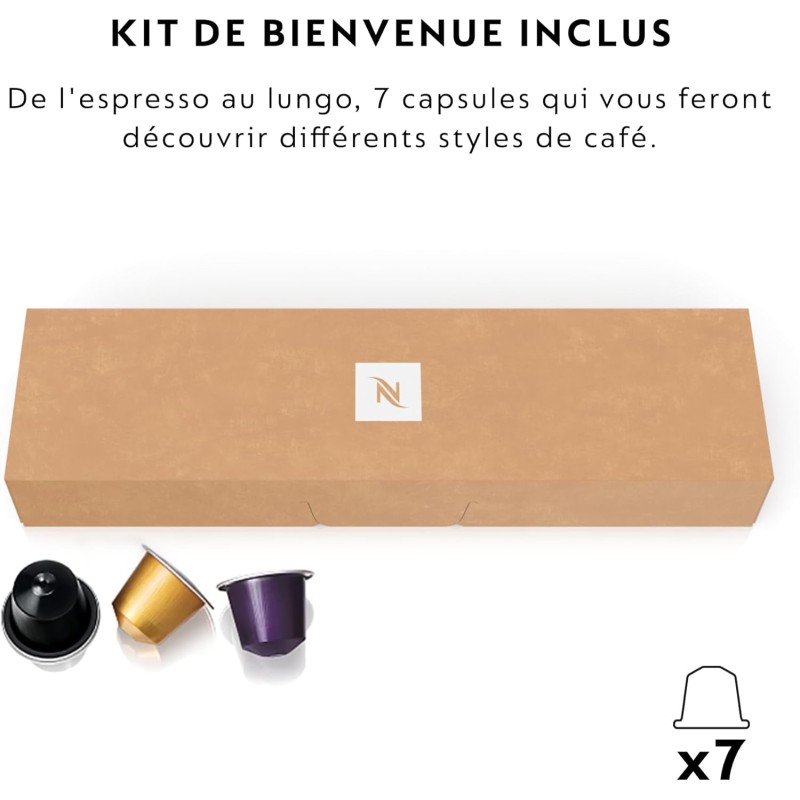 Krups Nespresso Inissia red, Macchina da caffè, Macchina per caffè espresso con capsule, Automatico compatto, Pressione 19 bar YY1531FD - Rosso