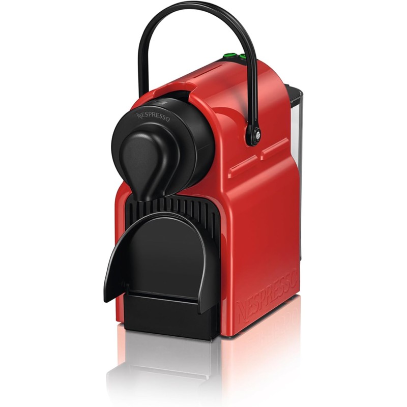 Krups Nespresso Inissia red, Macchina da caffè, Macchina per caffè espresso con capsule, Automatico compatto, Pressione 19 bar YY1531FD - Rosso