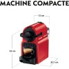 Krups Nespresso Inissia red, Macchina da caffè, Macchina per caffè espresso con capsule, Automatico compatto, Pressione 19 bar YY1531FD - Rosso