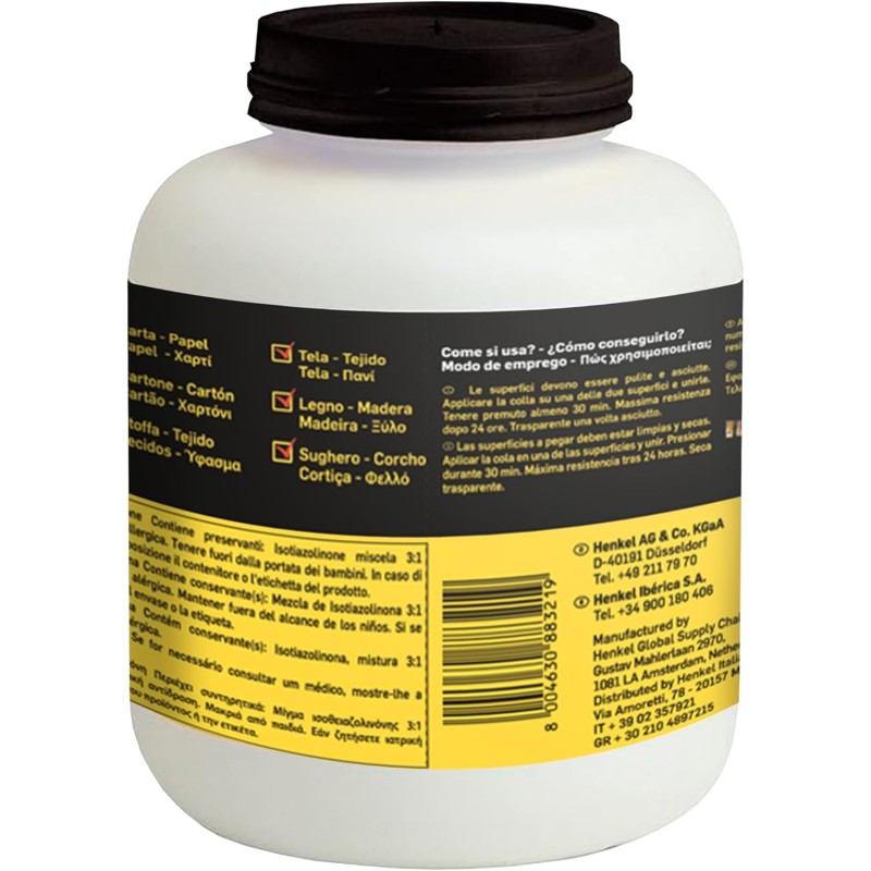 PATTEX COLLA VINILICA BIANCA DA 1KG - 1 Kg PATTEX COLLA VINILICA BIANCA DA 1KG - 1 Kg