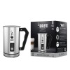 Bialetti Milk Frother Elettrico, Montalatte per Cappuccino, Capacità 150 ml Cappuccino o 300 ml Latte Caldo, Acciaio - Argento/Nero Bialetti Milk Frother Elettrico, Montalatte per Cappuccino, Capacità 150 ml Cappuccino o 300 ml Latte Caldo, Acciaio - Argento/Nero