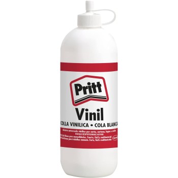 Pritt Colla Vinil Universale, Colla Vinilica, Colla per Lavoretti e Fai da te, Indispensabile per Uso Scuola, Casa e Ufficio, Feltro e Carta da Parati, per Pitture e Stucchi, Colla da 250 g