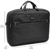 Amazon Basics Borsa a tracolla per laptop compatto, custodia per il trasporto con tasche per riporre accessori, 44 cm, 1 unità, confezione da 1, Nero - 44 cm