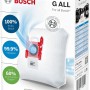 Bosch Bbz41Fgall, Quattro Sacchetti Powerprotect Per Aspirapolvere, Bianco