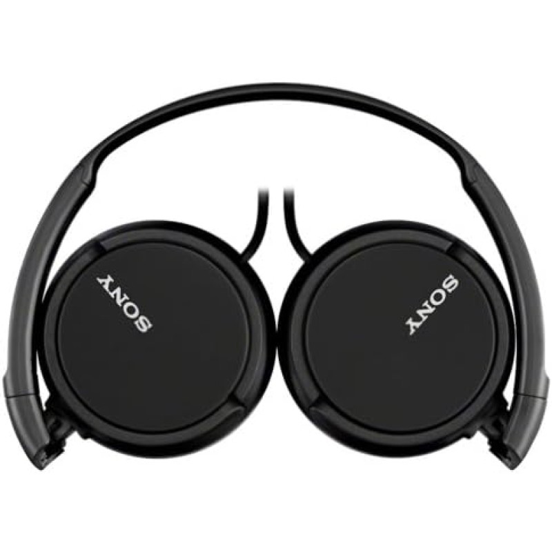 Sony Mdr-Zx110 Cuffie On-Ear, Nero, Cablato - Nero