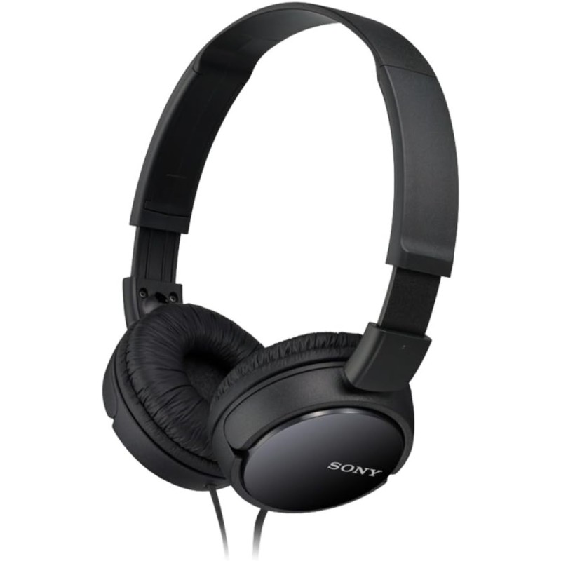 Sony Mdr-Zx110 Cuffie On-Ear, Nero, Cablato - Nero